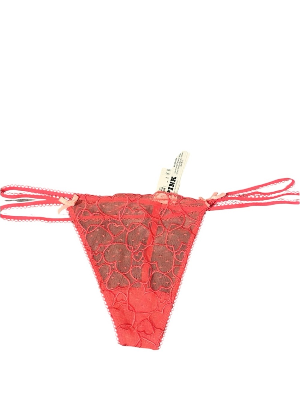PINK Victoria’s Secret Sheer Lace V-Thong